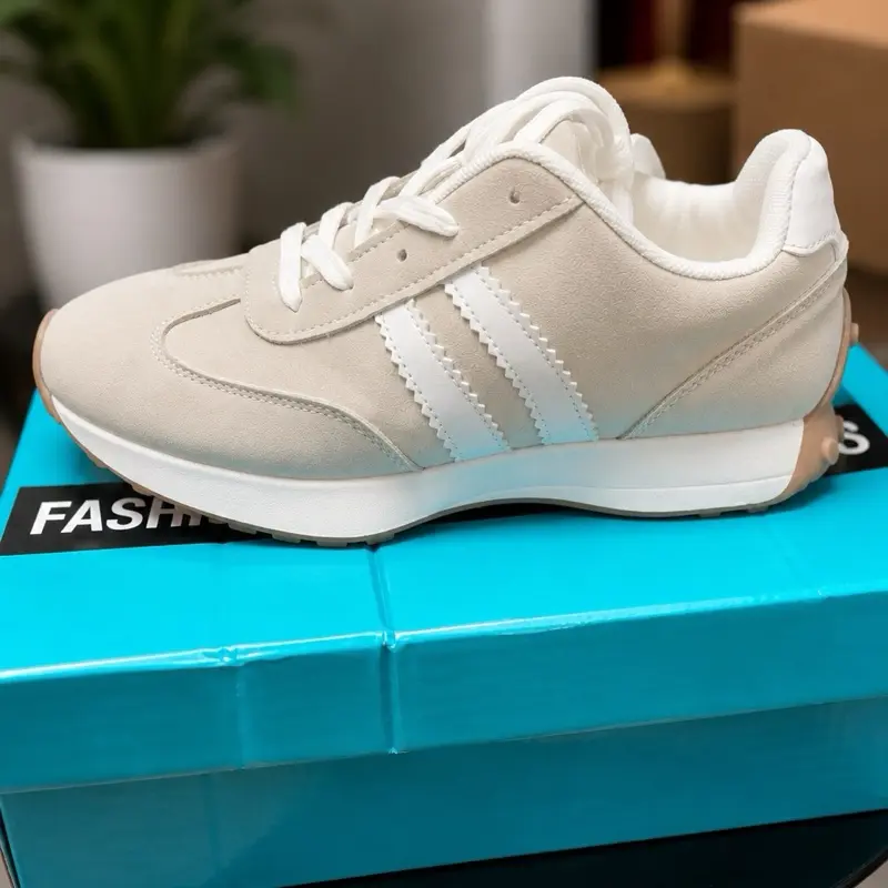 Women's White Casual Running Sneakers
