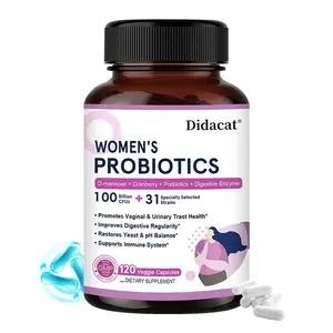 Didacat Women's Probiotic Health Supplement,Supports Digestive Health and Immune Health,120 Capsules