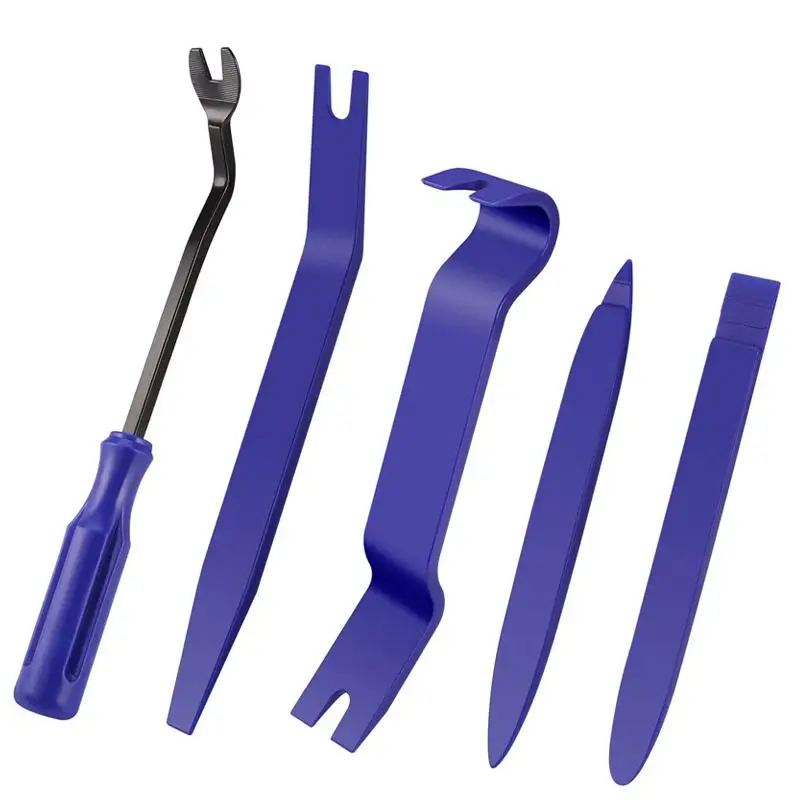 Car Audio Trim Removal Tool Kit, 4/5/11/12 Piece Set, Plastic Material, Door Panel & Dashboard Scratch Protector, Automotive Tools