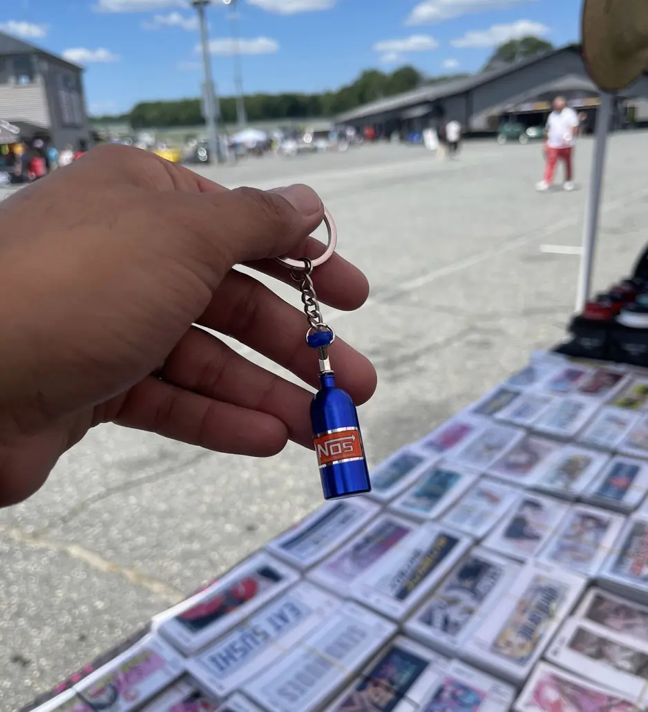 NOS Nitrous oxide Bottle Keychain