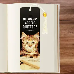 Bookmarks Are For Quitters Beaded Bookmark