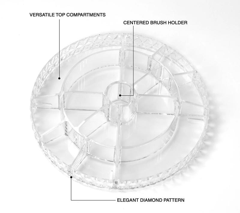 Sorbus Rotating Makeup Organizer