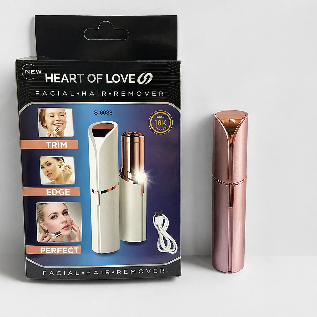 Women USB Electric Eyebrow Trimmer Security Hair Removal Eye Brow Epilator Mini Shaper Shaver Painless Razor Facial Hair Remover