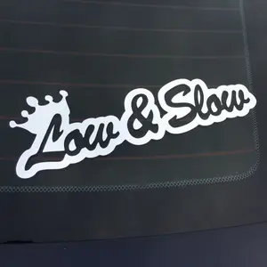 Low And Slow Car Vehicle Window Sticker Decal