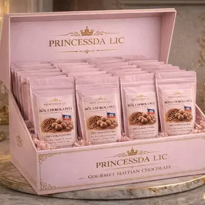 60 Boul   Chokola Peyi -Bon gou Cacao Natirèl. Made in Haiti/ Demi kès/ Wholesale