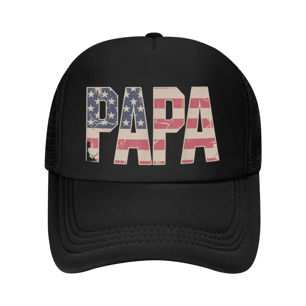 Lightweight Mesh Fabric Baseball Cap - Funny Dad Hat for Running/Cycling, Casual Sports & Outdoor Wear with Funny Papa Art, Father's Day Gift for Grandpa from Grandkids, Cooling, Hiking, Fashion Hats, Unisex, Uv Protection, Washable, Breathable Mesh, Mach