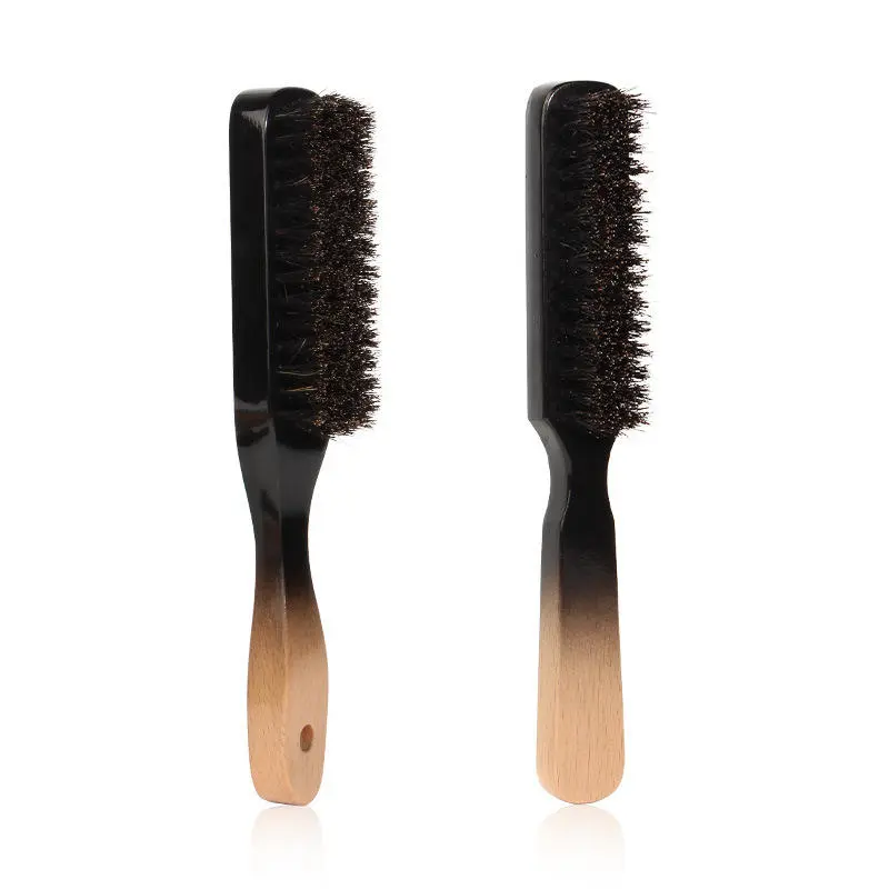 New Arrive Barber Wooden Boar Bristle Beard Brush With Logo Custom for Men