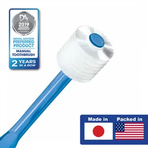 Brilliant Soft Adult Toothbrush, Over 10,000 Super-Fine Micro Bristles for a Noticeably Cleaner Feeling Mouth Oral Comfort