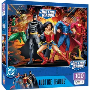 Justice League - Justice for All 100 Piece Jigsaw Puzzle
