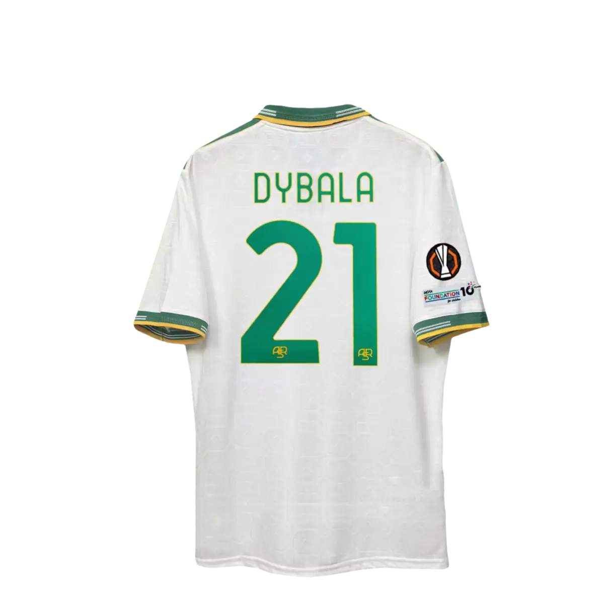 25-26 Rome's second away game/football jersey/white/men's/short sleeved/casual/Sports Wear/No.21
