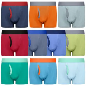 BIG ELEPHANT Boys 10 Pack Boxer Briefs 100% Cotton Soft Breathable Underwear for Toddlers Kids with Solid Colors Sport Dinosaur and Car Prints Sizes 4T-9Y
