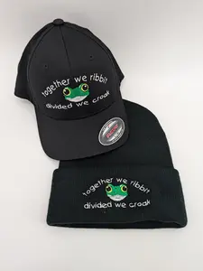 Ribbit or Croak Hat or Beanie