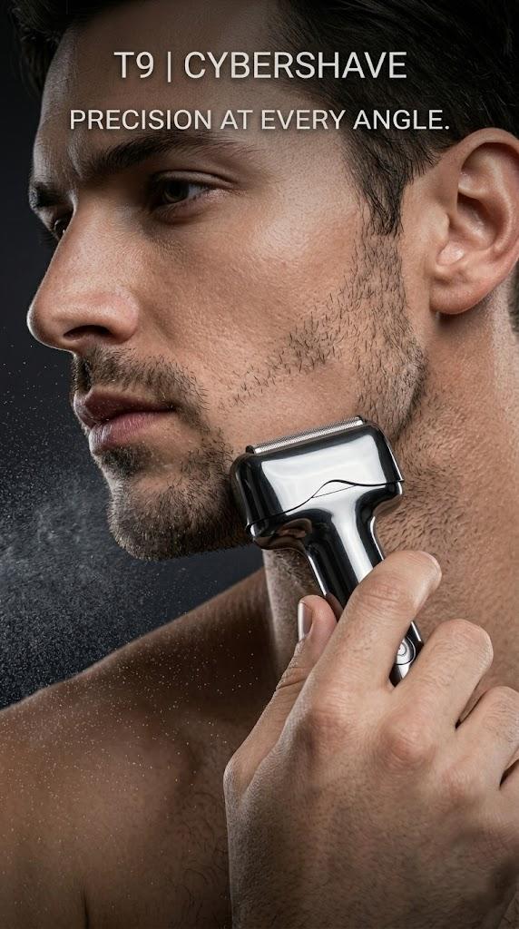 Luxury All-Metal Professional Electric Razor for Men, Precision Dual Foil Shaver, IPX6 Waterproof, Type-C Fast Charging, 60-Day Battery Life, Magnetic Cap, Travel Lock, Portable Premium Grooming Kit – Ideal Gift for Men