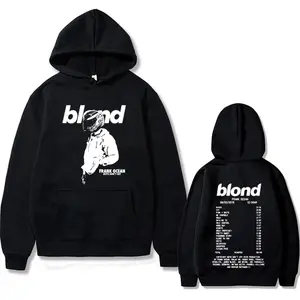 Rapper Frank Hoodie Blond Graphic Sweatshirt Men's Fashion Vintage Hooded Tracksuit Men Women Ocean Hip Hop Hoodies   shirt 874 H12