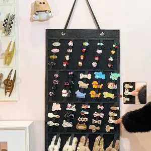 1 pc-4-Layer Hanging Hair Claw Clip Organizer, Ideal for Women and Girls, Perfect for Hat Displays, Hair Clips, Sunglasses Accessories