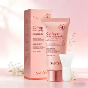 Collagen & Niacinamide Peel Off Face Mask for Daily or Night Care, Firming & Hydrating Facial Mask for Wrinkle