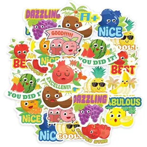 120PCS Scratch and Sniff Stickers for Teens, Large Scented Smelly Fruits Reward Stickers, Motivational Incentive Fun Decals with Positive Words for Students Teachers Chart School Supplies, 12 Designs