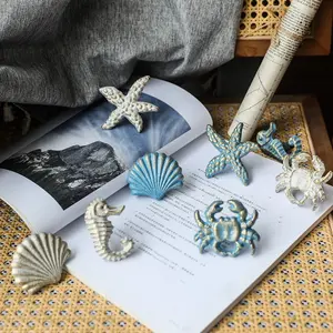 Mediterranean Vintage Ocean Style Cabinet Handle, Creative Door Pull for Kids Room, Drawer Furniture Hardware, Unique Wardrobe Accessory