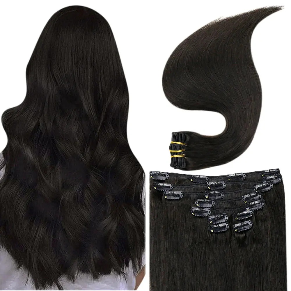 Clip In Body Wave 7pcs #1B