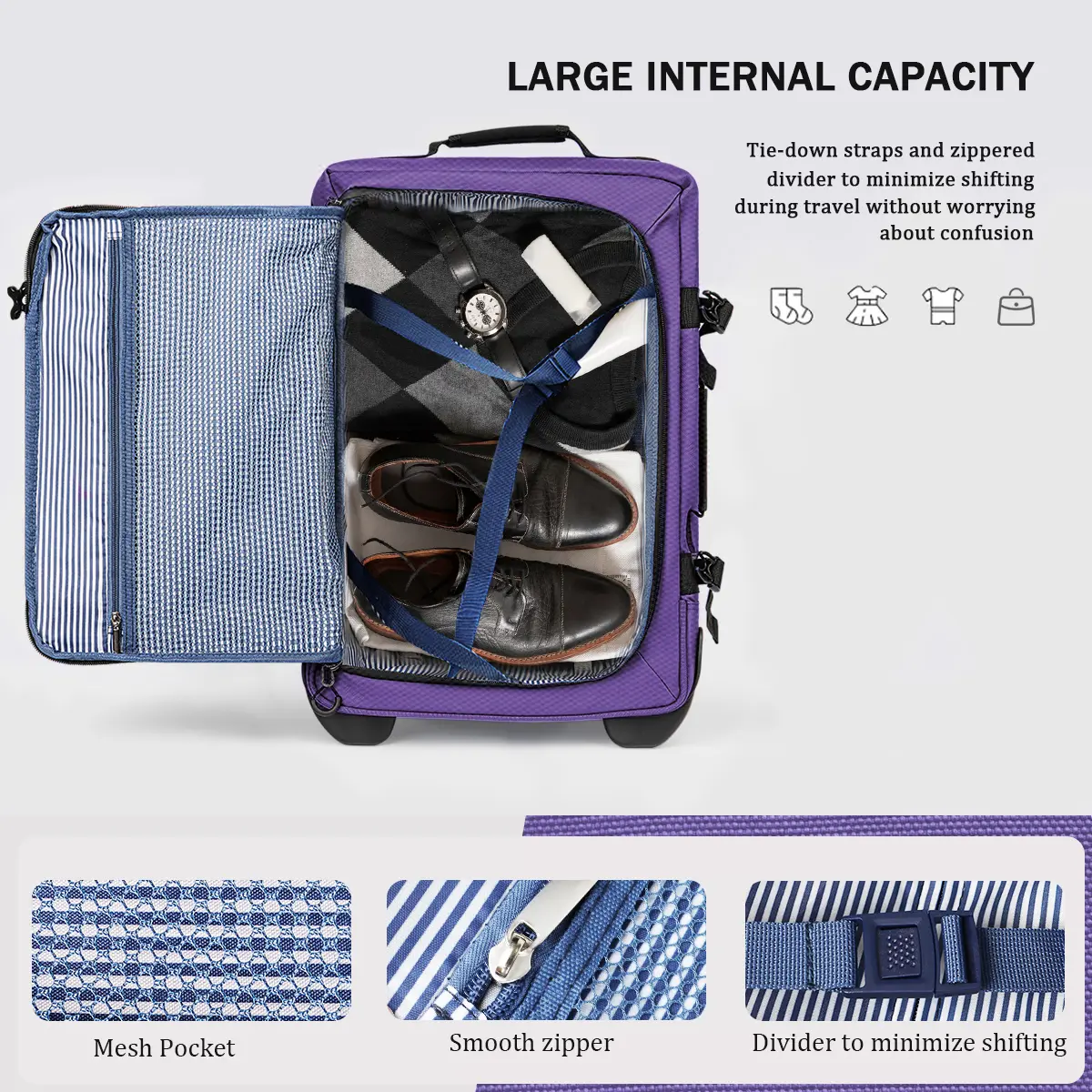 NEW YORK XPRESS Waterproof & Expandable Softside Luggage 20
