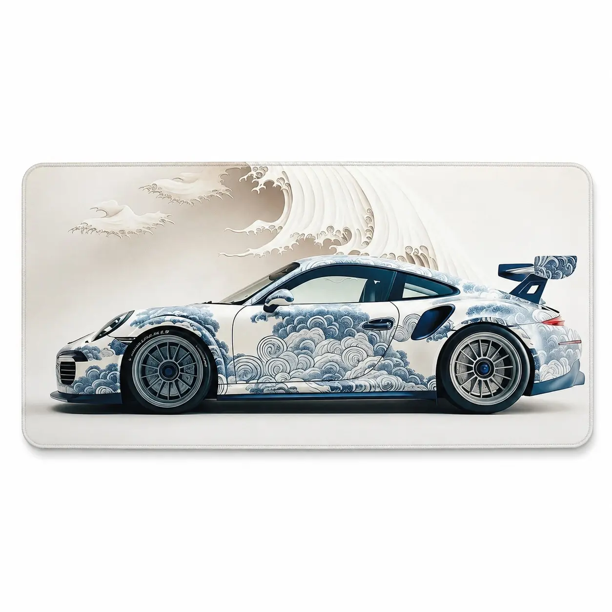 KILLSWITCH Large Gaming Mouse Pad 31.5 x 11.8 Inch XL Extended Desk Mat for Keyboard and Mouse Water Resistant Smooth Surface Non Slip Rubber Base Stitched Edges Desk Protector Mat