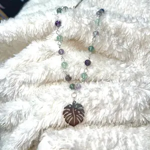 Rainbow Fluorite Monstera