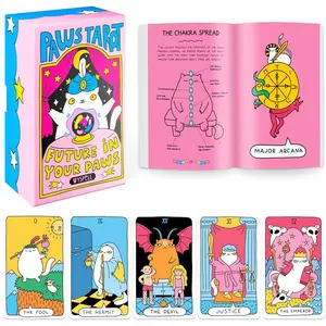 Cat Tarot Cards: A 78-Card Cat Tarot Deck with Guidebook - Unique Tarot Cards for Cat Lovers and Tarot Enthusiasts - Cute Tarot Cards for Beginners Tarot Deck