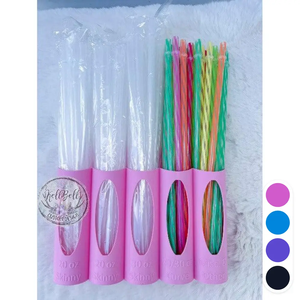 Straw Holder/Organizer - Easy way to keep all of your straws organized Straw Holder/Organizer - Easy way to keep all of your straws organized