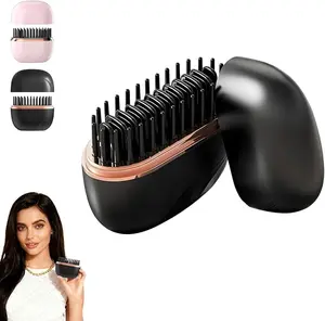 2026 Sleek, Frizz-Free Hair Is Always in Your Bag – This Mini Cordless Straightener Brush Heats Up in Just 30 Seconds, Features 3 Temperature Settings, and Fits Perfectly for Quick Touch-Ups at Home or On the Go