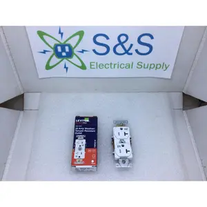 Leviton Plus+Pro TWR20-W 20 Amp 125V Weather/Tamper-Resistant Outlet