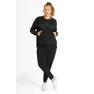 Amara Boxy Crew // Black