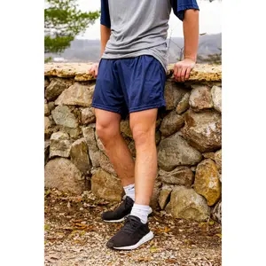 Big & Tall Men's Dri-Wize Birdseye Mesh Athletic Shorts - Moisture Wicking Activewear, Breathable Gym Workout Shorts with Deep Pockets, Lightweight Performance Training & Casual Lounge Shorts