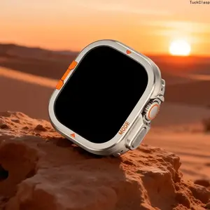 2026 New Daily Versatile No Screen Rugged Armor Metal Case(Hollow-OutProtective Cover) for Apple Watch Ultra 3 2 1 49mm Alloy Protective Cover Watch Accessories Shell Scratch-resistant Sturdy Matte Durable Smart Watch Accessories