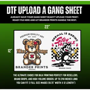 DTF Upload a Gang sheet Option