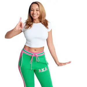 AKA Green Air Tech Fleece Warm Up Pants