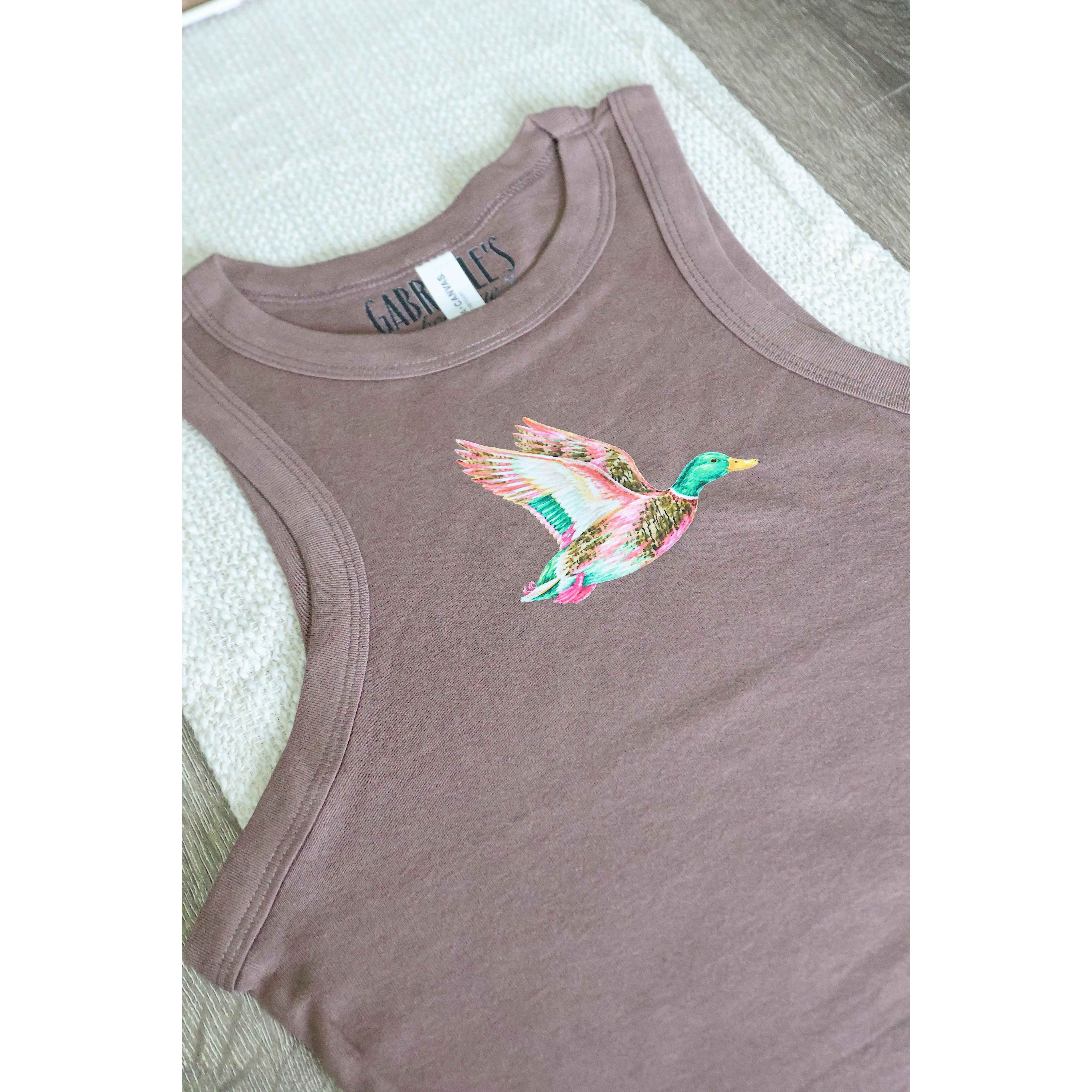 Pink Camo Mallard Tank