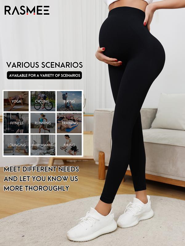 YOGA Women's Maternity Leggings, Maternity Yoga Pants, Soft Belly Support, Butt Lift Shaping, Tight and Comfortable, Comfortable Workout, Suitable for Pregnant Moms