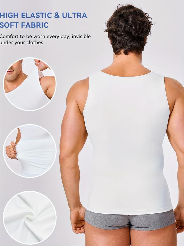 Compression Vest  Body Shaper Tank Tops Workout Undershirts Body Shaper Crew Neck Shapewear Tanks Top Compression Shirt