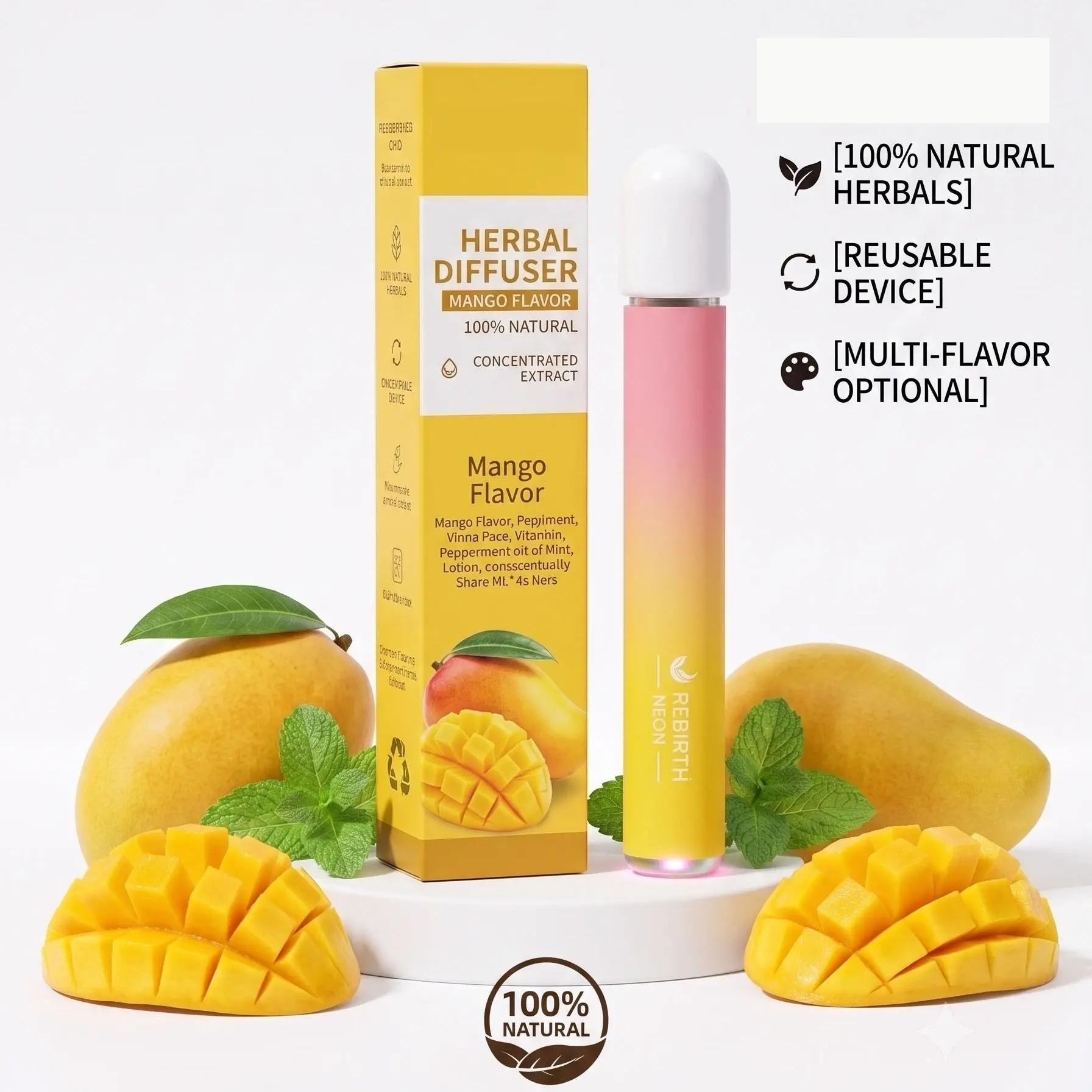 Nasal Stick: Freshens Breath, Eliminates Odors — 6 Flavors Free Your