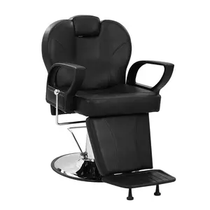 Hair Salon Chair - Heavy Duty Hydraulic Reclining Barber Chair with 142° Tilt, 360° Swivel & Adjustable Height, Max Load 330 Lbs Salon Chairs for Hair Stylist, Barber Chairs for Barbershop Spa Home
