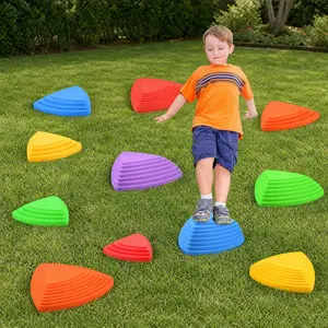 Stepping Stones for Kids, Set of 6/8/11 PCS for Balance with Non-Slip Bottom - Exercise Coordination and Stability（11 PCS Classic）