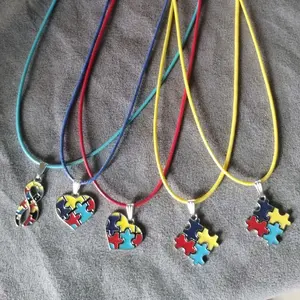 Awareness for Autism Pendant necklace