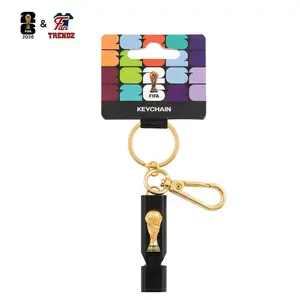 FIFA World Cup 2026 Official Keychain – 3D Gold Trophy Replica, Metal Carabiner Clip, Soccer Fan Gift for Men Women Kids, Officially Licensed