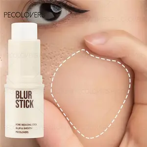 PECOLOVERS Blur Stick for Poreless Skin, Instant Pore Minimizing & Skin Smoothing, Non-Greasy Formula & Long-Wear, Great for Achieving A Filter-Like Complexion