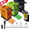 【Deals For You】[Buy 1 get 1 free]Retractable Gan Wall Charger Plug, usb c cable,Fast Charging for iPhone 17/16/15/14/13/12/Plus/Pro Max, Compact Device, Wireless Earphones, Bluetooth Speaker, Headphones, Mobile Phone, Travel, Lightening, Perfect Gift Smar