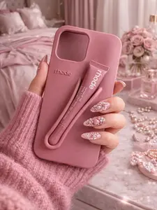 Luxury Lipstick Holder Phone Case for iPhone 11–17 Series | Soft Silicone Makeup Case