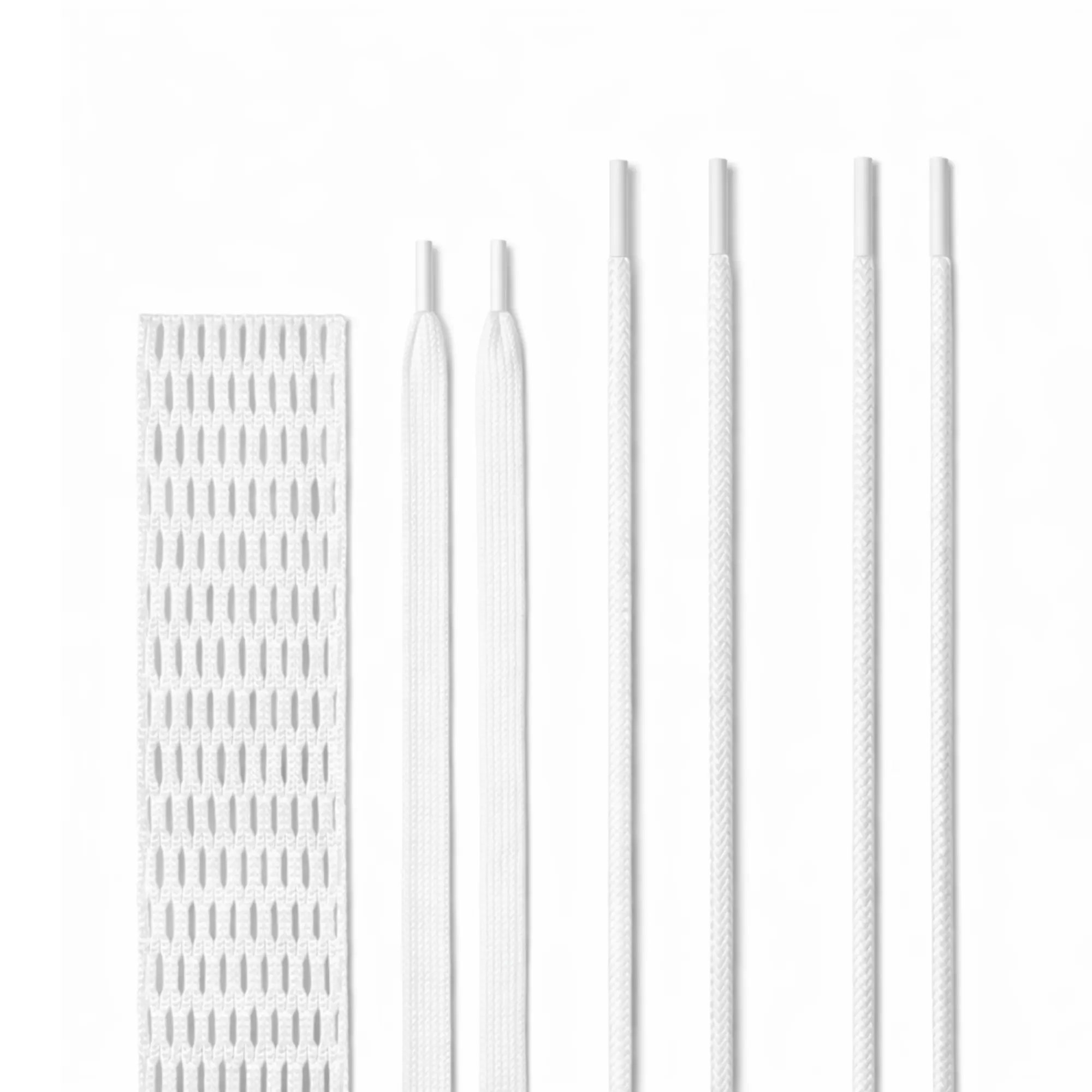Great Call Athletics Lacrosse Mesh & String Kit - White Semi-Soft