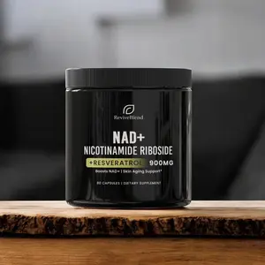 NAD-Supplement, NR 900 Resveratrol, High Purity NAD-Supplement for Anti-Aging, Energy, Focus - 80 Healthcare Fitness