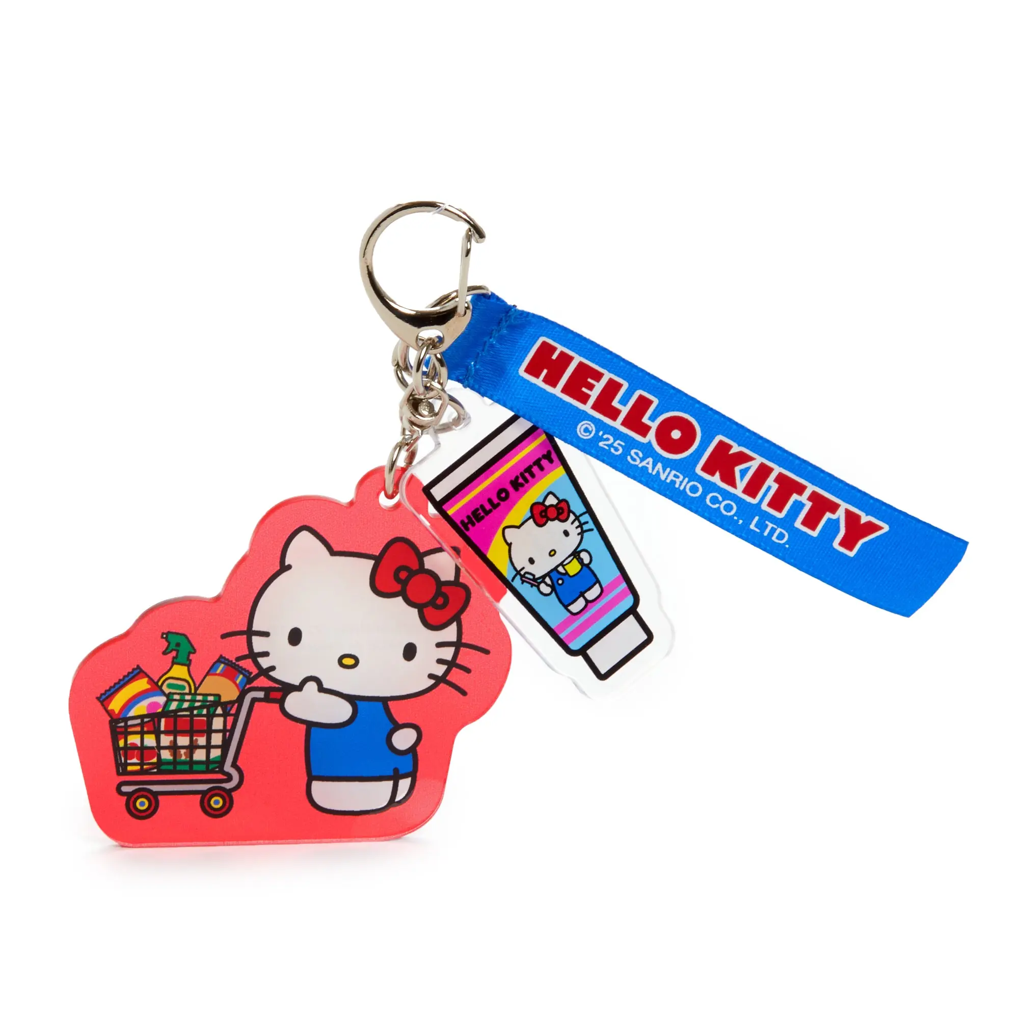 Sanrio Hello Kitty Acrylic Keychain, Cartoon Character Supermarket Series Accessory for Everyday Use