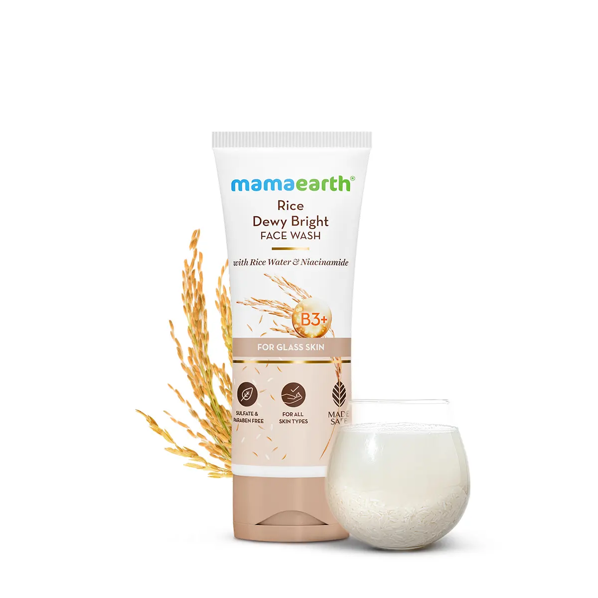 Mamaearth Rice Face Wash With Rice Water & Niacinamide Mamaearth Rice Face Wash With Rice Water & Niacinamide